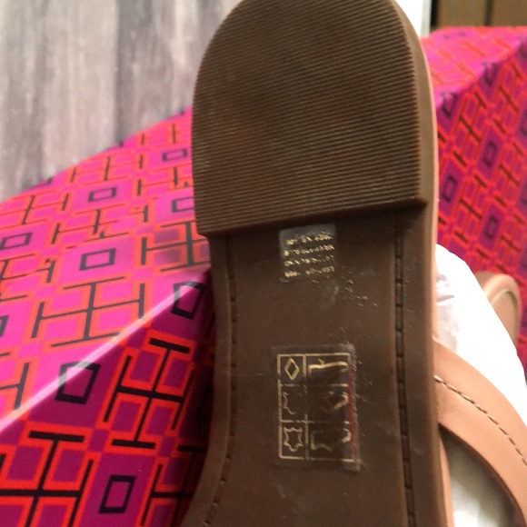 Tory Burch Miller Sandals. Pink Moon/Gold - Picture 4 of 7